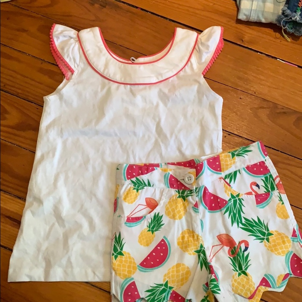Ruffle butts summer short set 6